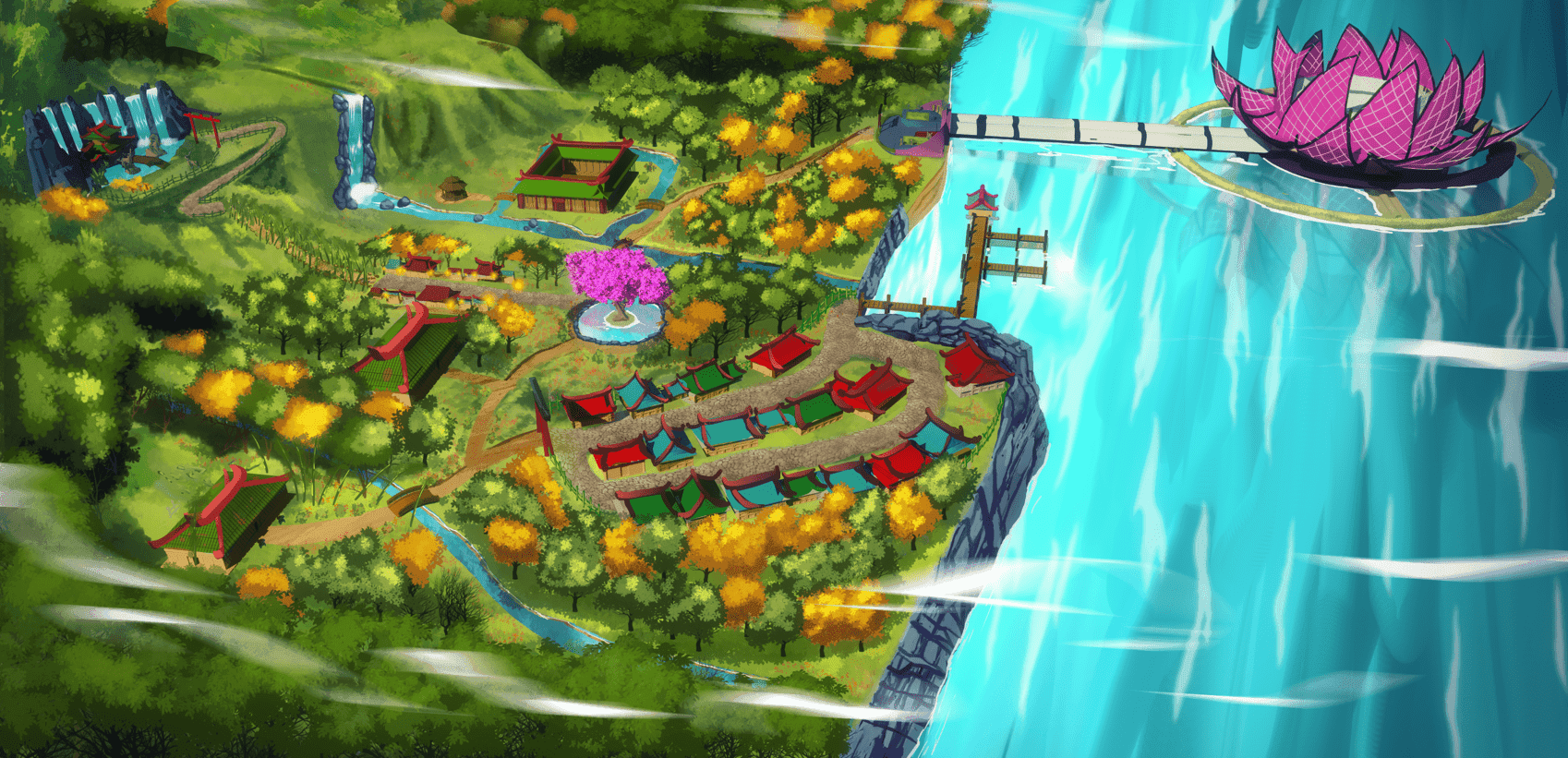 Sacred Tails World Map